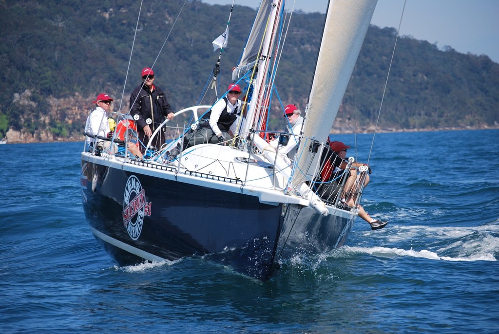 RPAYC Commodore Rob Curtis is looking forward to the race on his Murray 42 ’Secret Men’s Business #1’ - Pittwater & Coffs Harbour Regatta 2012 © Howard Wright /IMAGE Professional Photography http://www.imagephoto.com.au